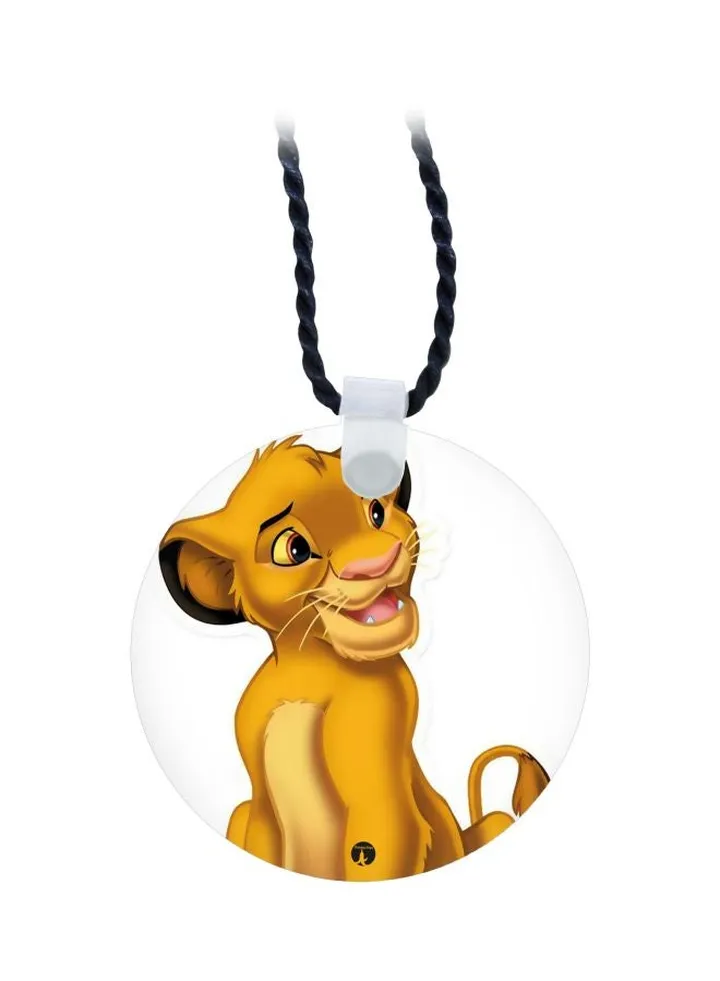 Simba Printed Pendant Necklace