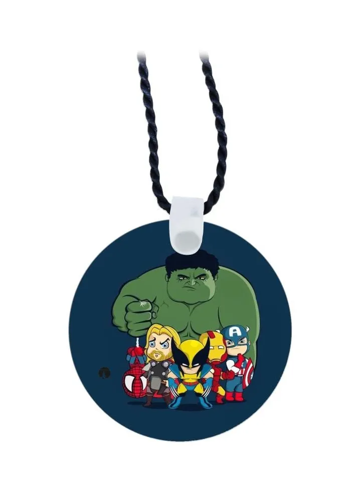 Hulk Printed Pendant Necklace