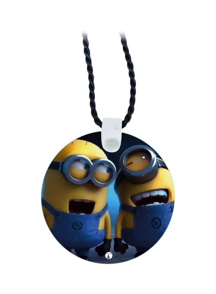Minion Printed Pendant Necklace