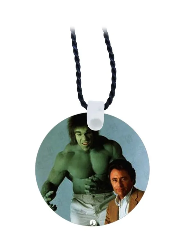 Hulk Printed Pendant Necklace