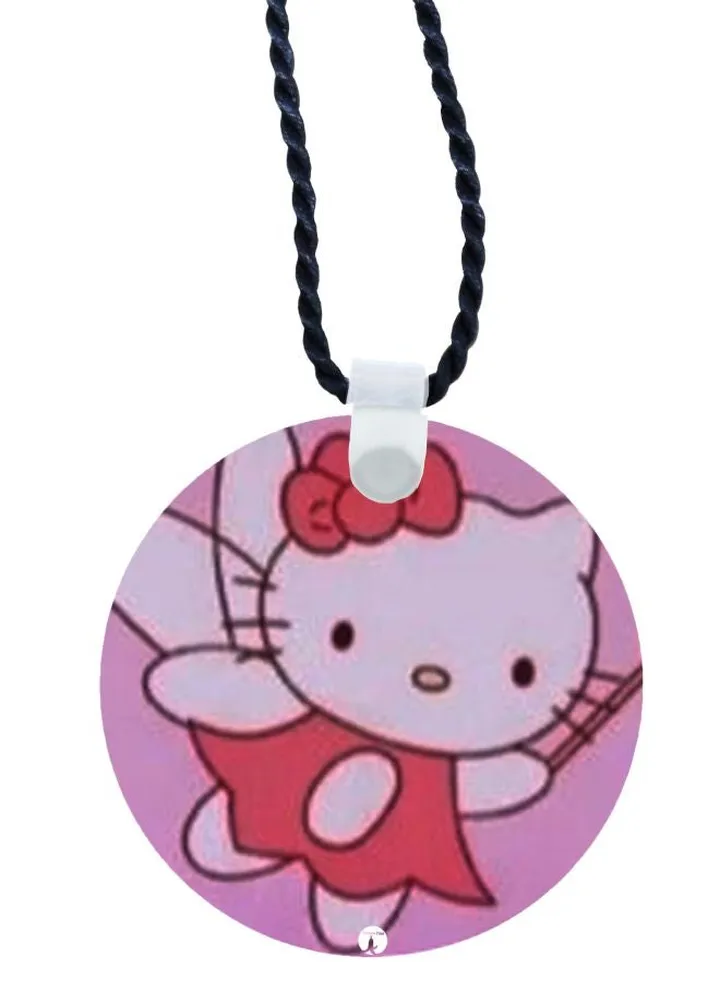 Hello Kitty Printed Pendant Necklace