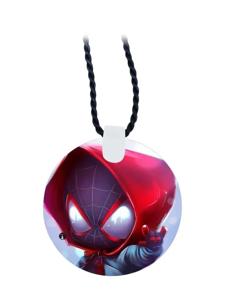 Spiderman Printed Pendant Necklace