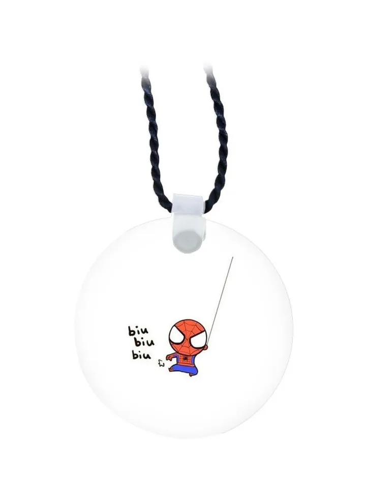 Spider Man Printed Pendant Necklace