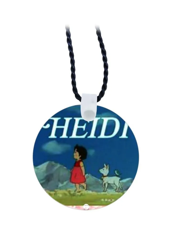 Heidi Character Printed Pendant Necklace