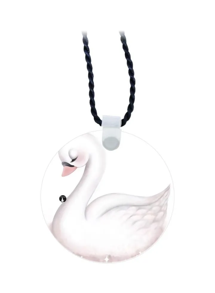 Duck Printed Pendant Necklace