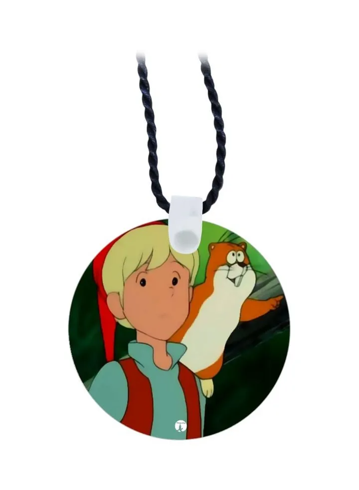 Nils Holgersson Printed Pendant Necklace