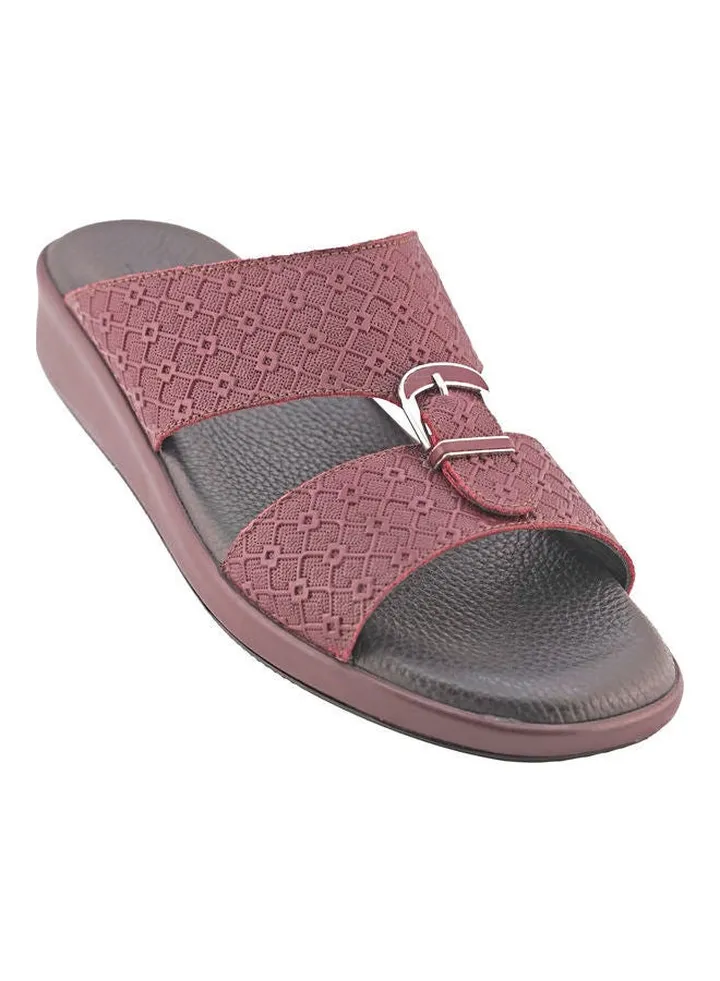 Casual Arabic Sandals Wine