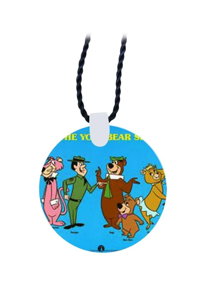 Yogi Bear Printed Pendant Necklace