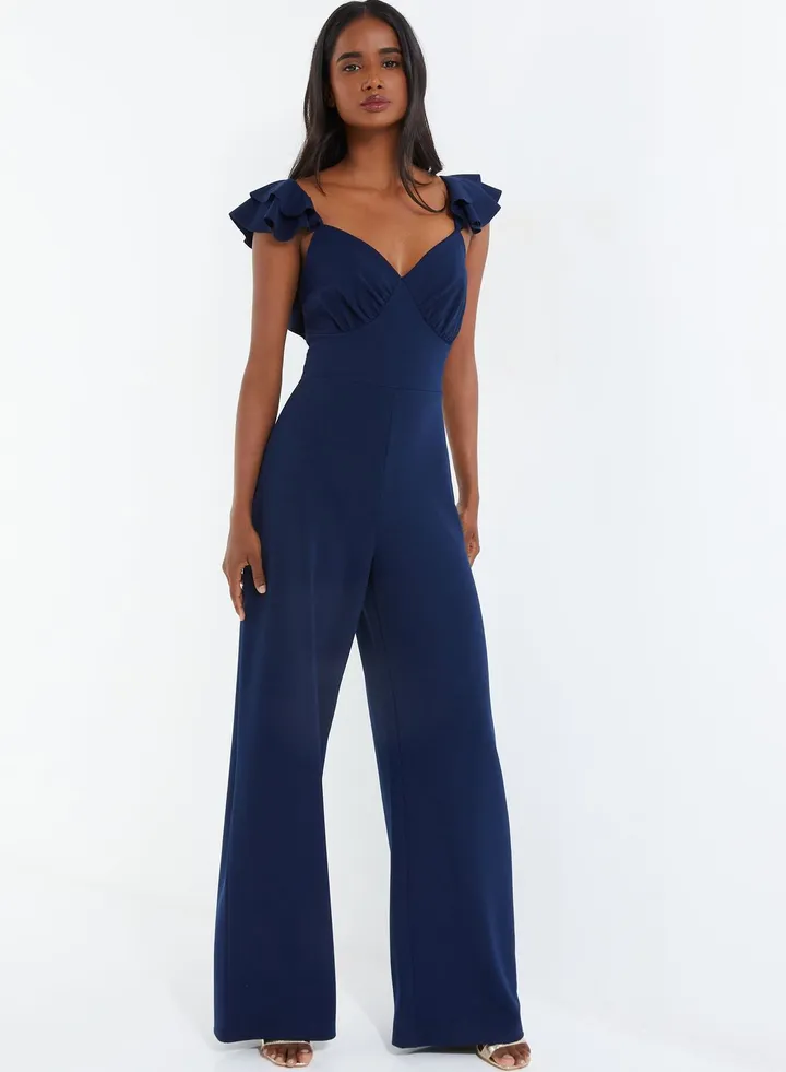 Ruffle Strappy Jumpsuit