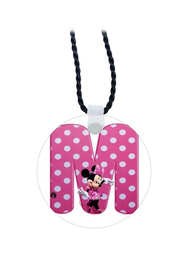 Minnie Mouse Printed Pendant Necklace