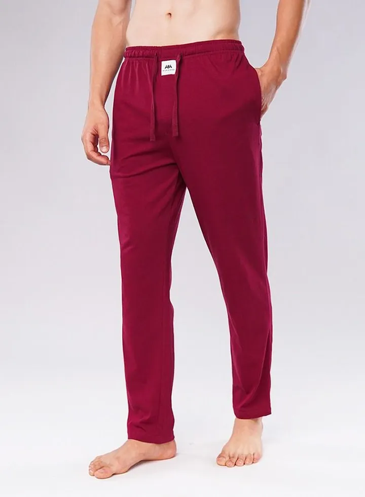 Burgundy Jersey Pajama Pants