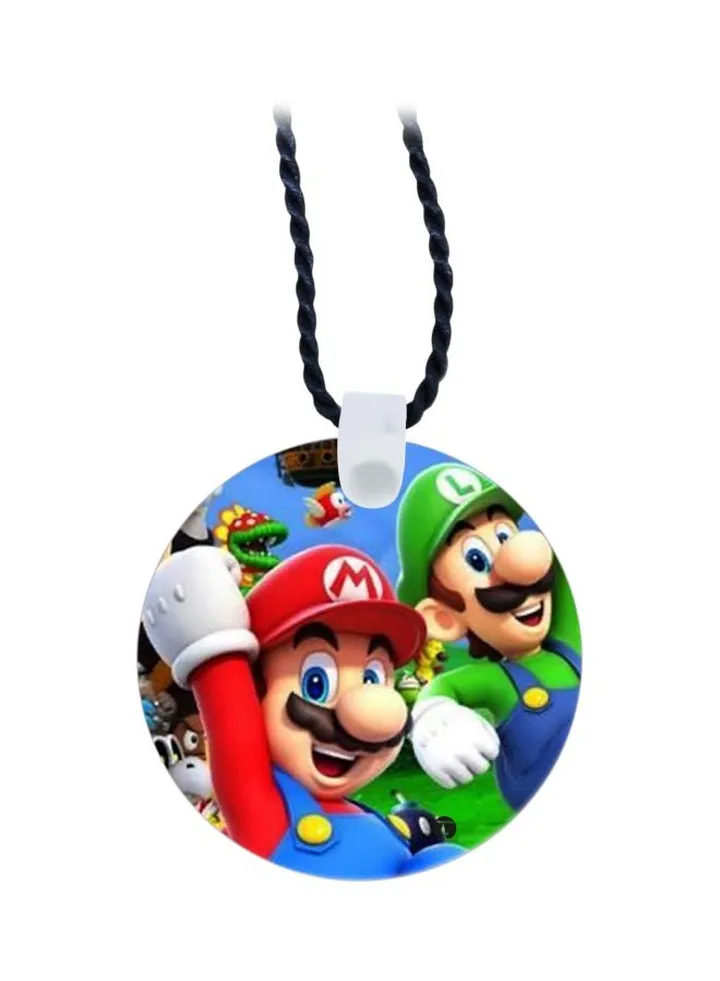 Super Mario Printed Pendant Necklace