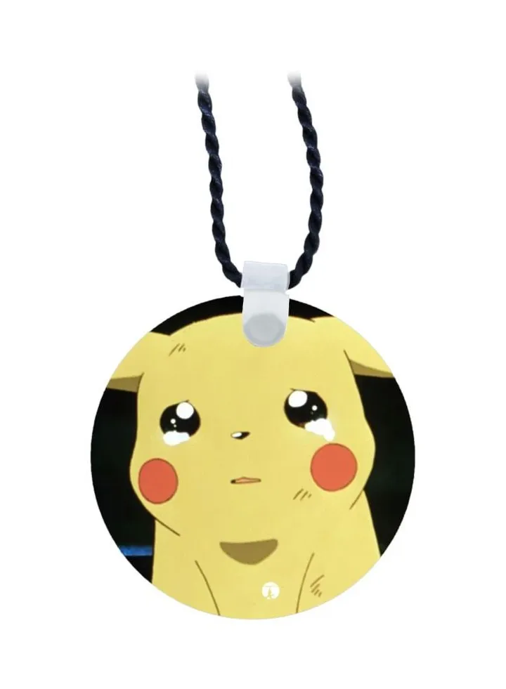 Pikachu Printed Pendant Necklace
