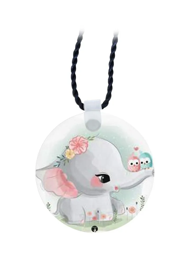 Baby Elephant Printed Pendant Necklace