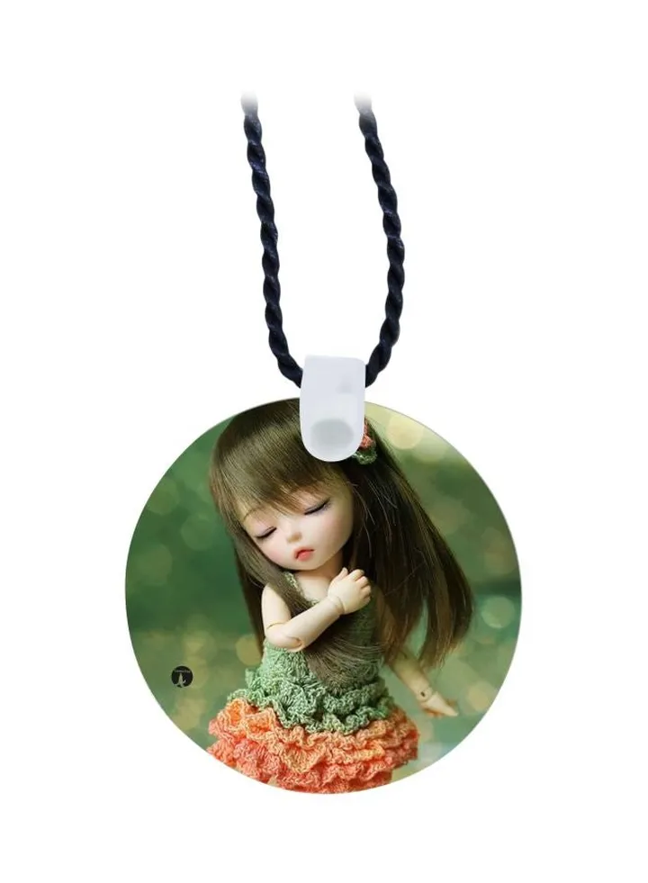 Little Girl Printed Pendant Necklace