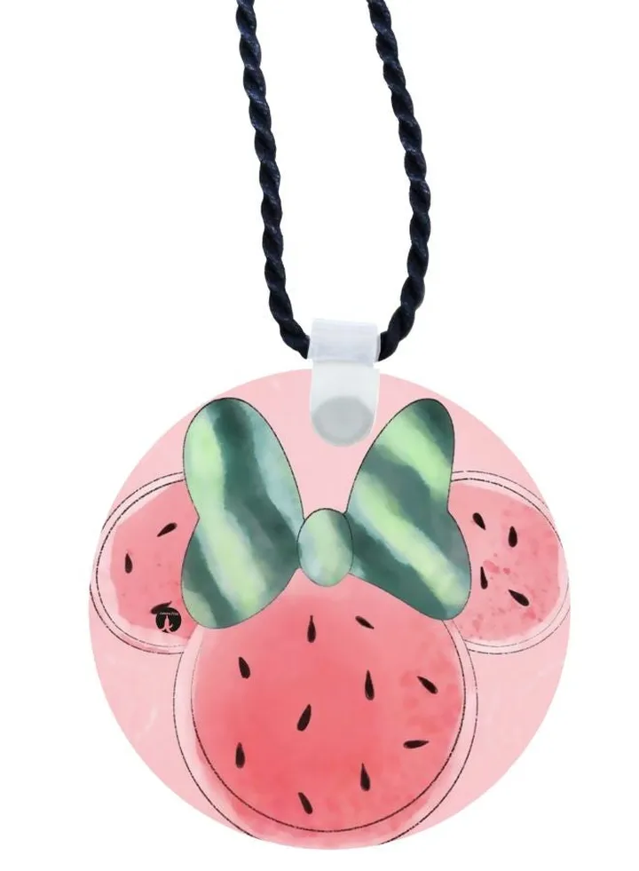 Watermelon Printed Pendant Necklace