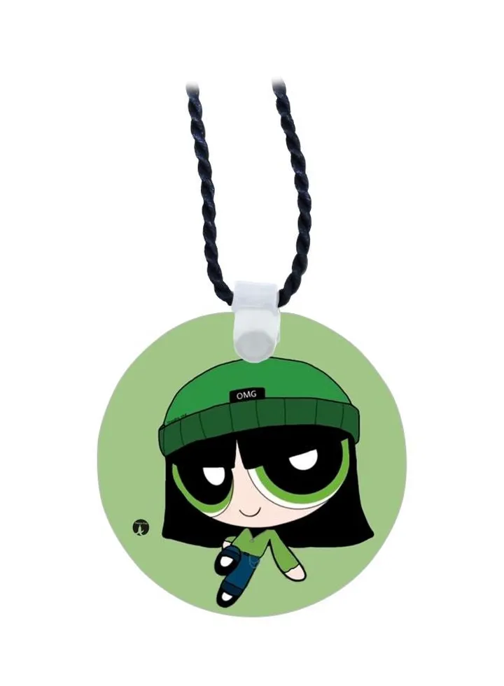 Powerpuff Girl Printed Pendant Necklace