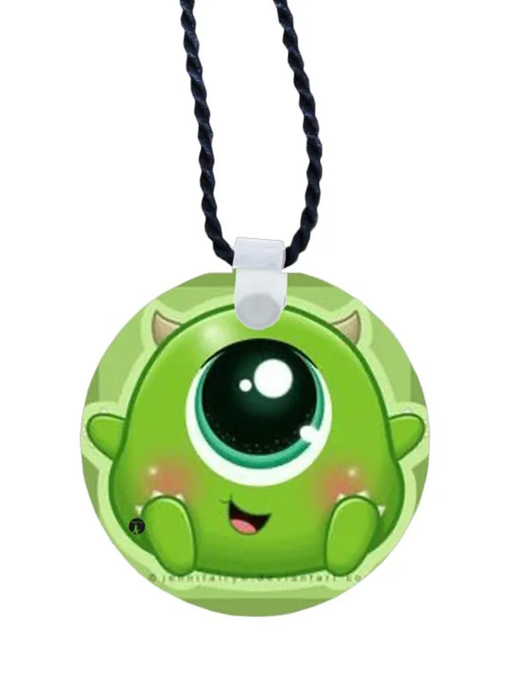Baby Monster Printed Pendant Necklace