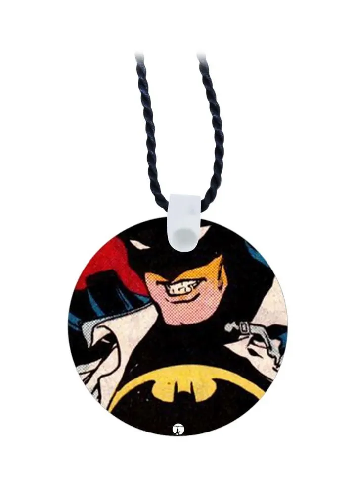 Batman Printed Pendant Necklace