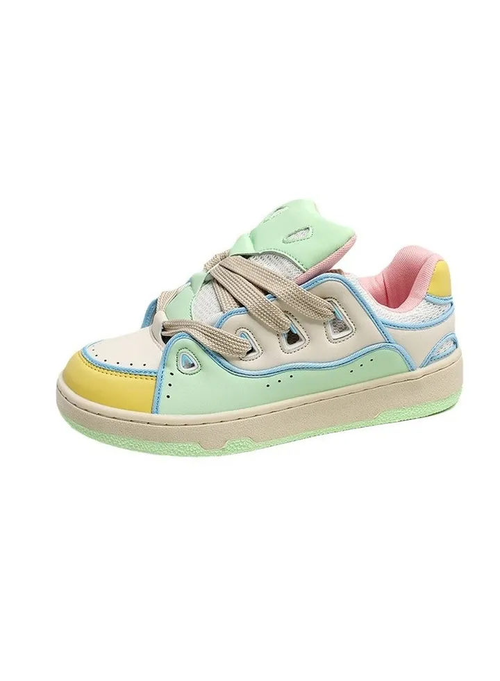 New Thick Sole Elevated Board Shoes