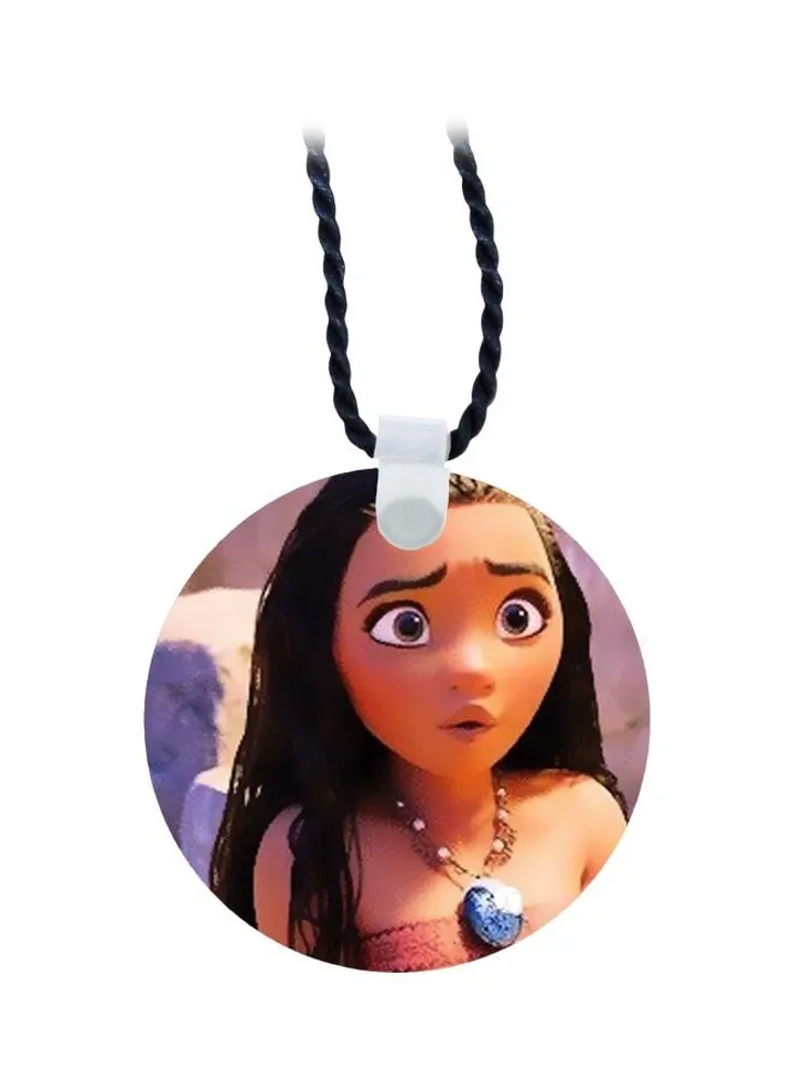 Moana Printed Pendant Necklace