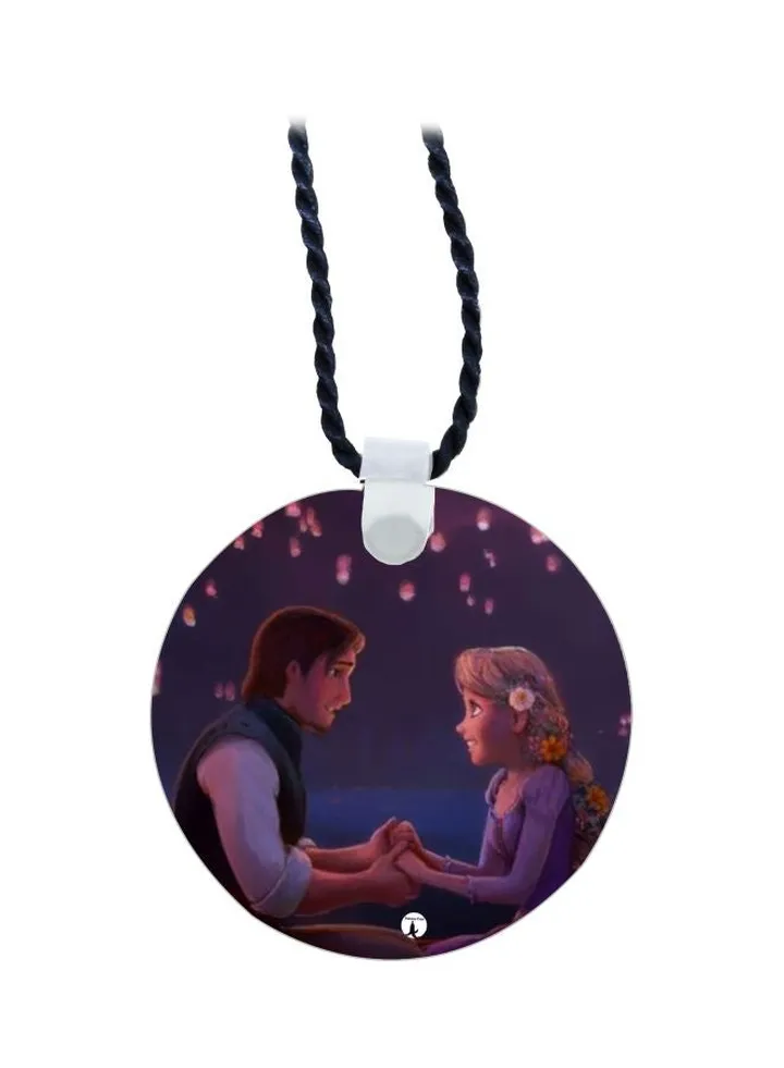 Rapunzel Printed Pendant Necklace