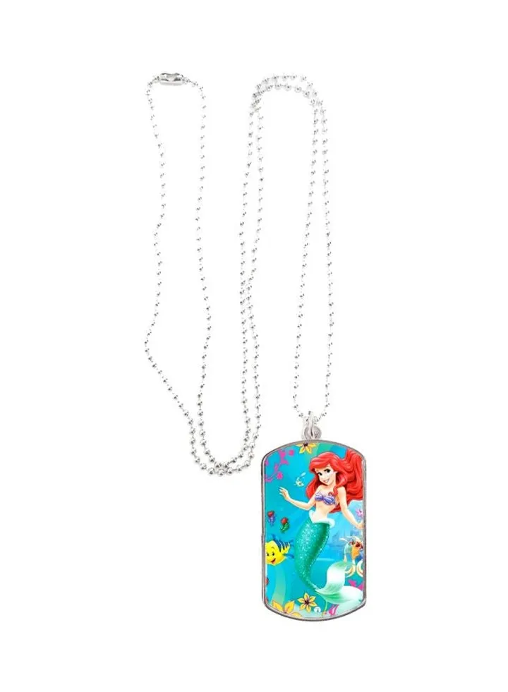 Ariel Princess Printed Pendant Necklace