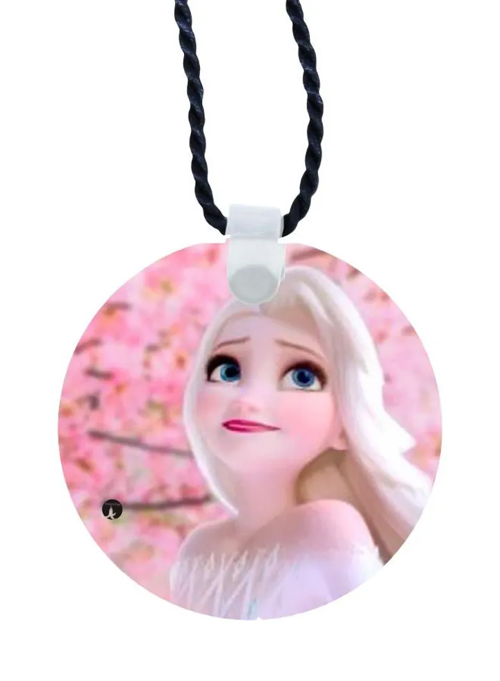 Frozen Character Printed Pendant Necklace