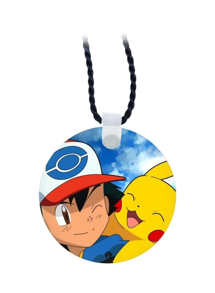Ash Ketchum Printed Pendant Necklace
