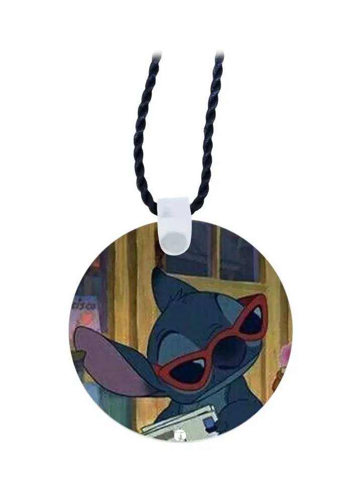 Stitch Cartoon Character Printed Pendant Necklace