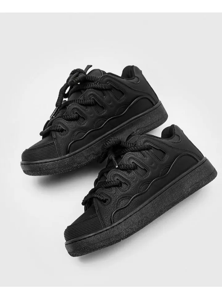 New Thick Sole Elevated Board Shoes