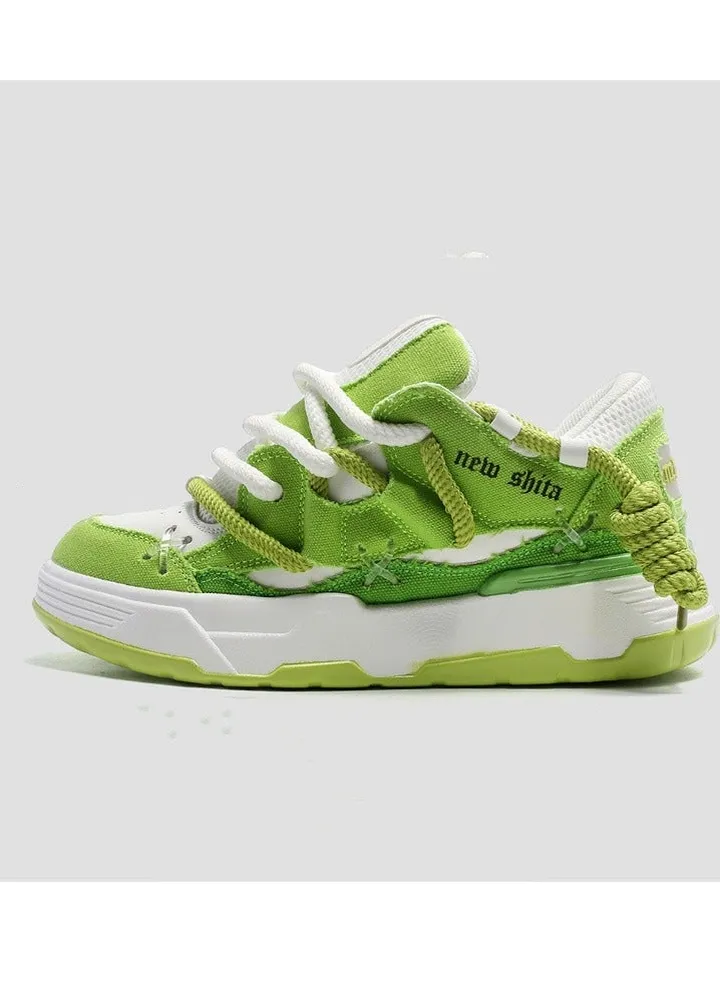 New Thick Sole Elevated Board Shoes