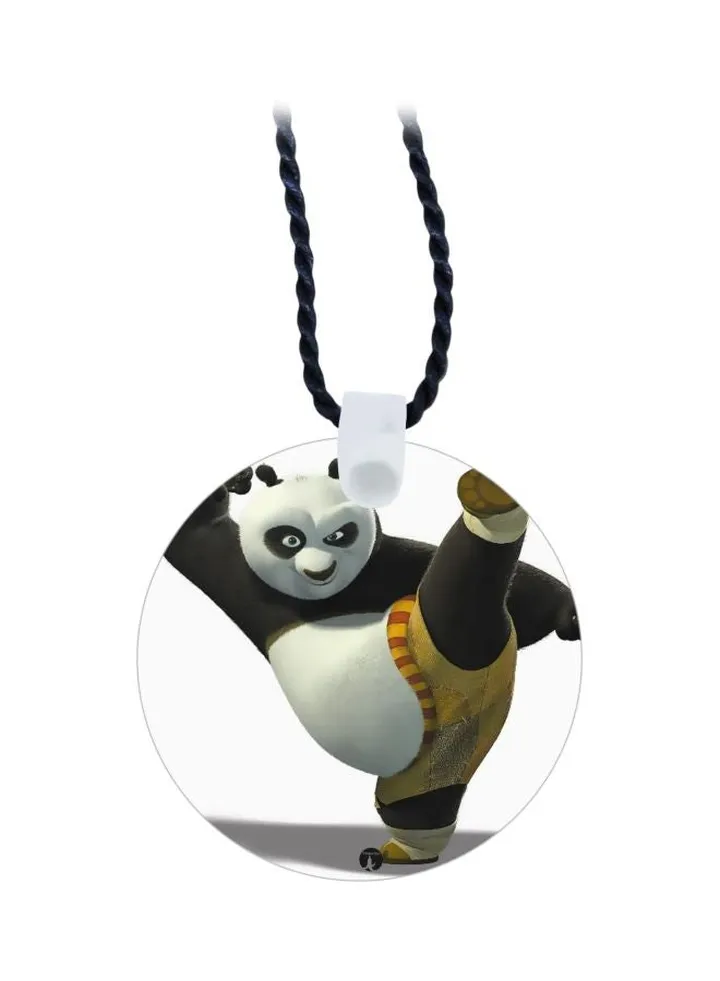 Kung Fu Panda Printed Pendant Necklace