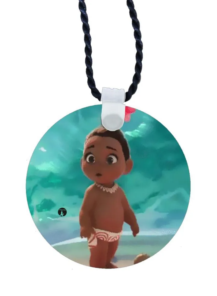 Disney Moana Printed Pendant Necklace
