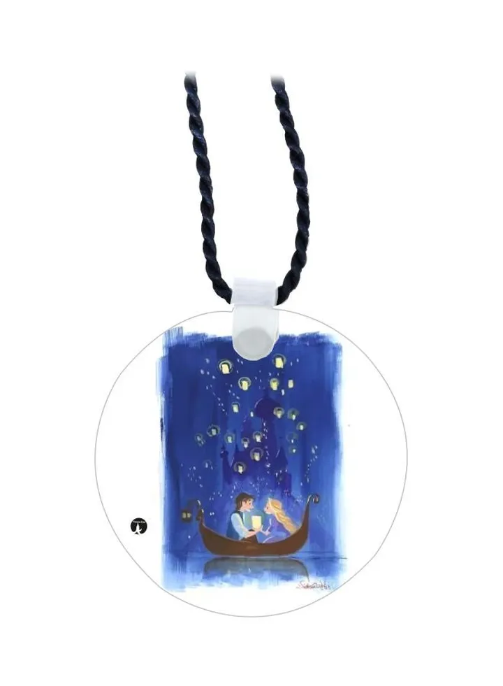 Rapunzel Printed Pendant Necklace