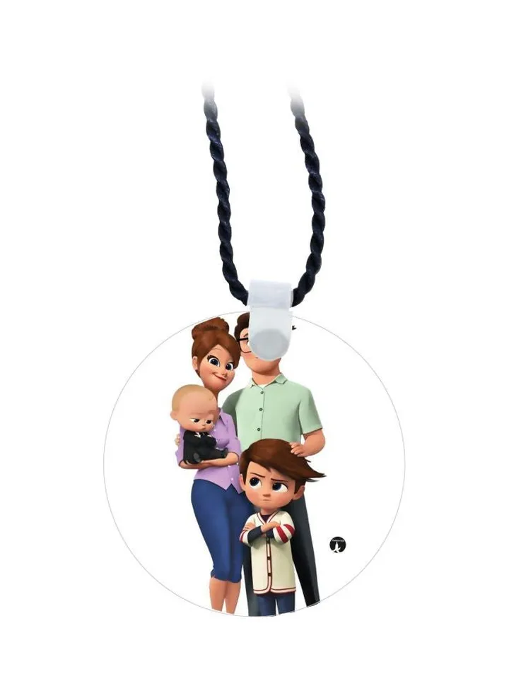 Cartoon Printed Pendant Necklace