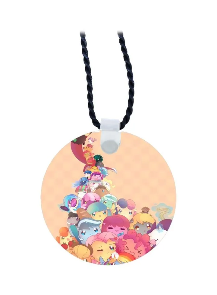 Cartoon Printed Pendant Necklace