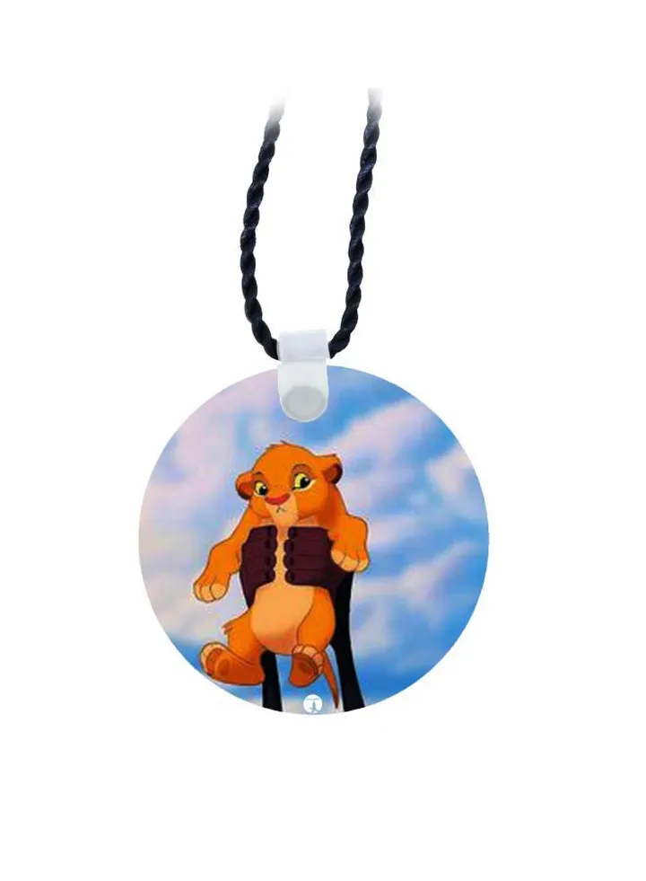 Lion King Printed Pendant Necklace