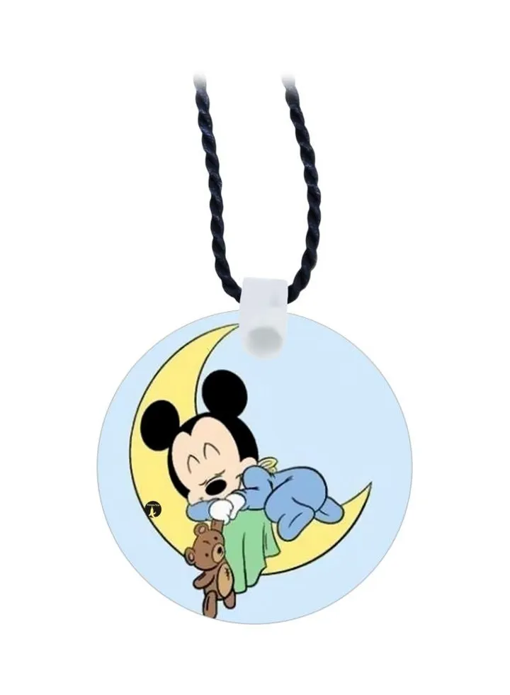 Mickey Mouse Printed Pendant Necklace