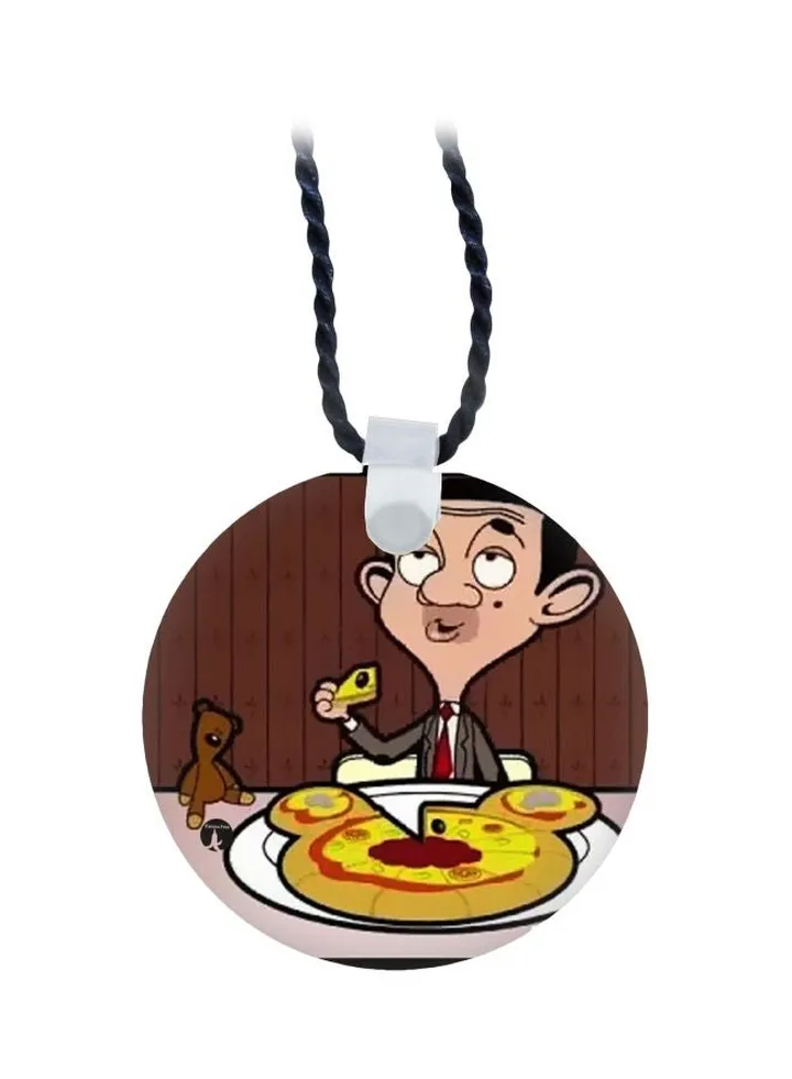 Cartoon Mr. Bean Printed Pendant Necklace