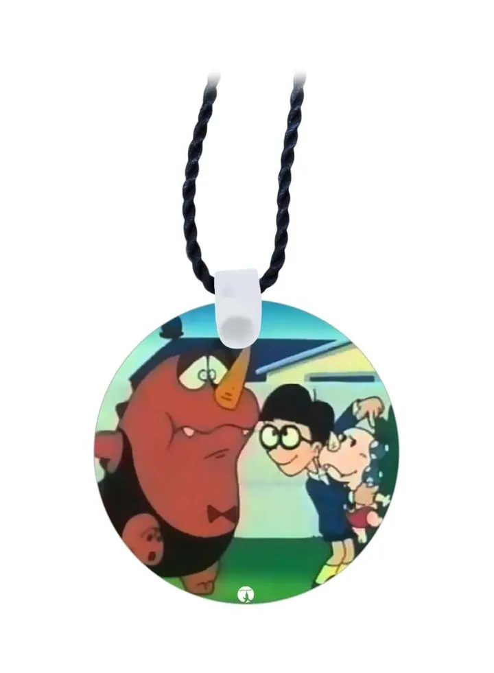 Cartoon Character Printed Pendant Necklace
