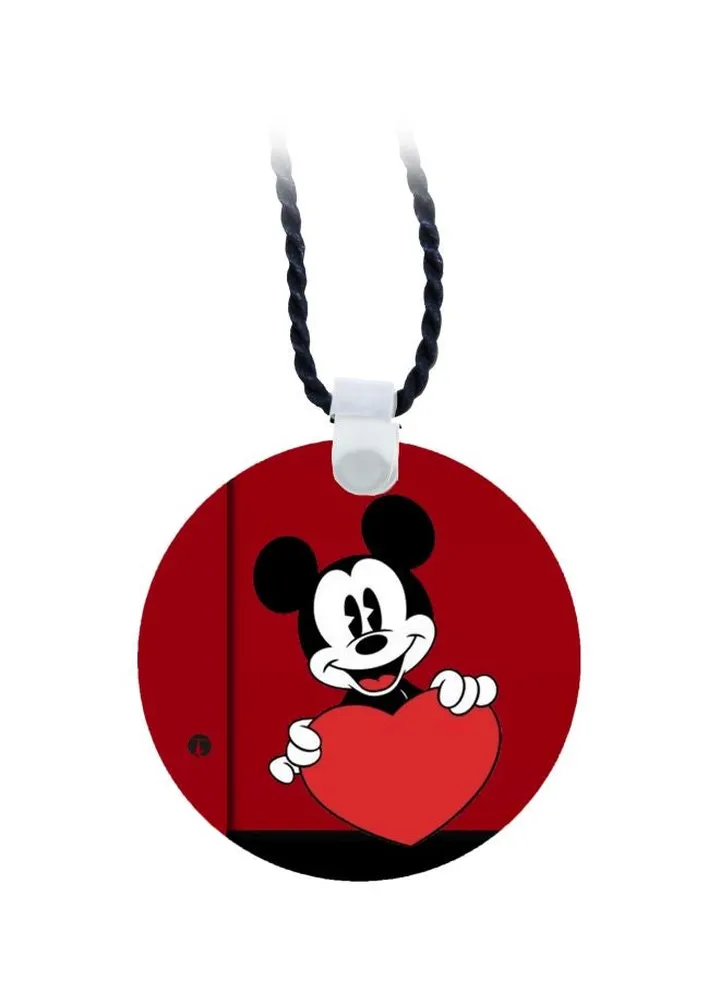 Mickey Mouse Love Printed Pendant Necklace