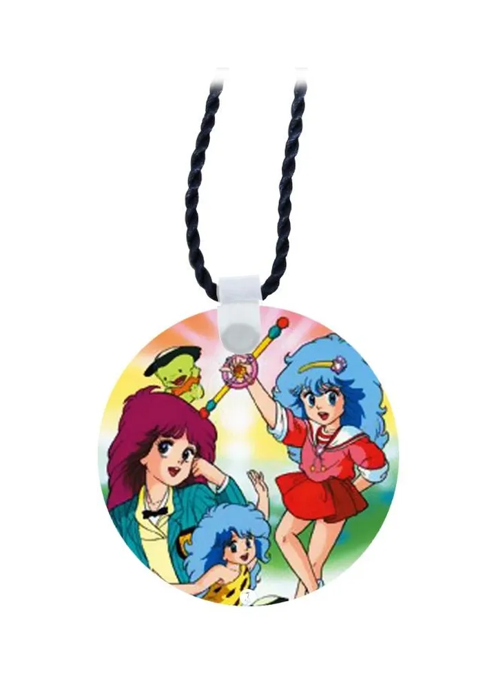 Cartoon Girls Printed Pendant Necklace