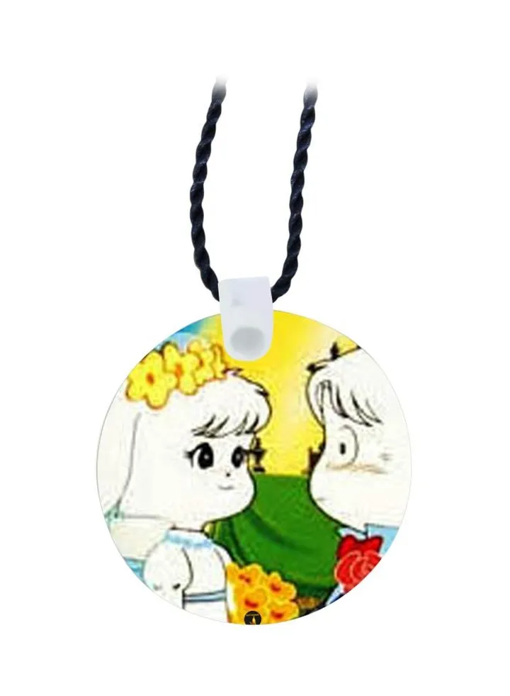 Cartoon Characters Printed Pendant Necklace