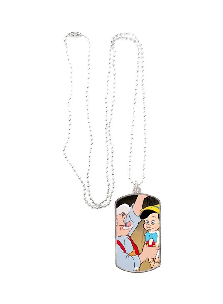 Cartoon Printed Pendant Necklace