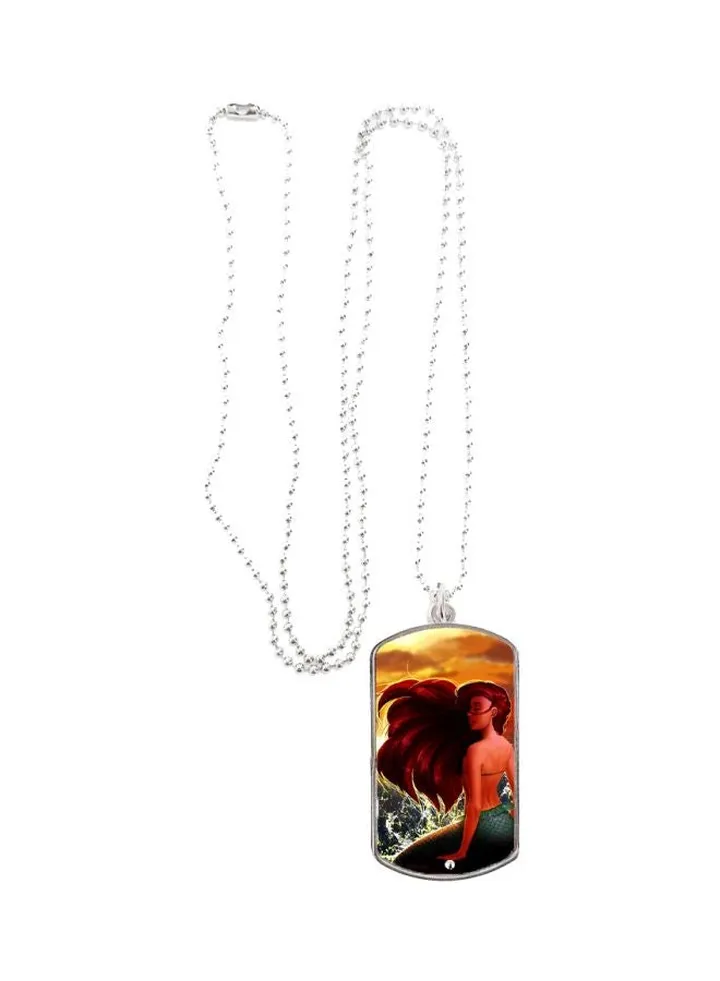 Ariel Princess Printed Pendant Necklace