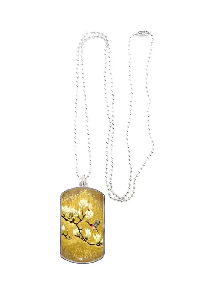 Floral Themed Pendant Necklace