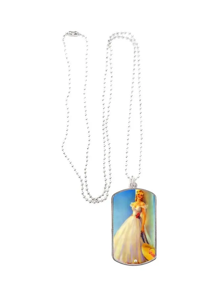 Lady Themed Pendant Necklace