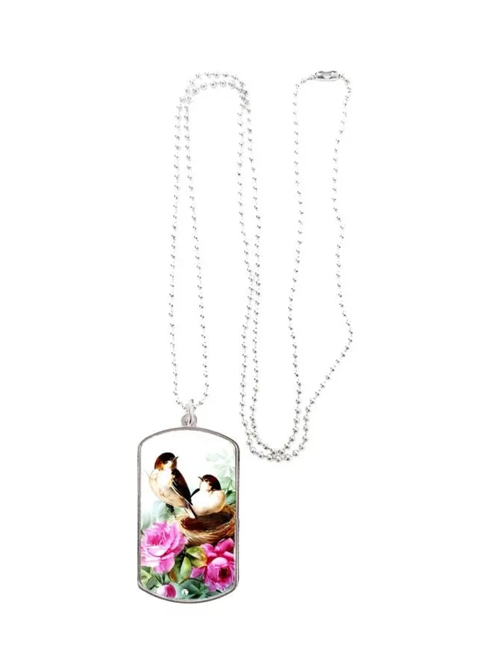 Birds Printed Necklace