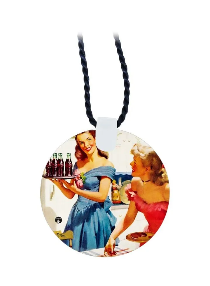 Cartoon Printed Pendant Necklace